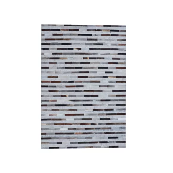 Eminza Tapis De Salon Rectangulaire Laine Jacquard (160 X 230 Cm) Sanjay Gris