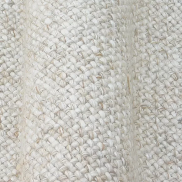 Eminza Tapis De Salon Rectangulaire Laine Tissée (140 X 200 Cm) Jacks Beige
