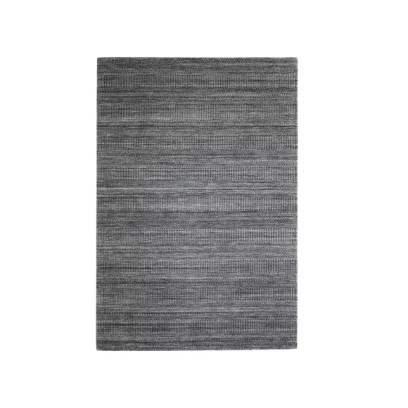 Eminza Tapis De Salon Rectangulaire Matière Recyclée (140 X 200 Cm) Aiko Gris