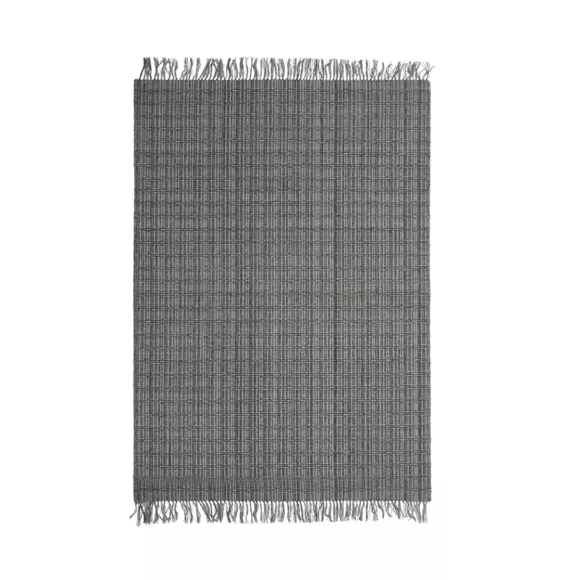 Eminza Tapis De Salon Rectangulaire Matière Recyclée (160 X 230 Cm) Priya Gris