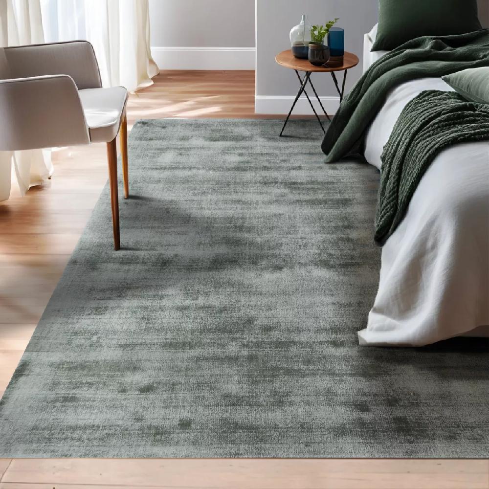 eminza Tapis de salon rectangulaire tissé (140 x 200 cm) Antique Gris