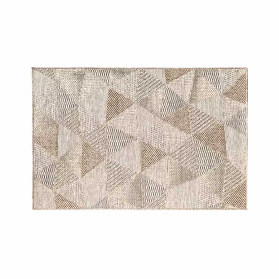 Eminza Tapis De Salon Tissé (120 X 170 Cm) Odilon Beige