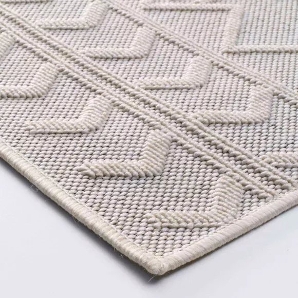 Eminza Tapis De Salon Tissé (160 X 230 Cm) Valam Beige