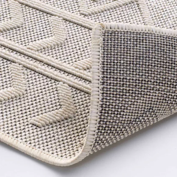 Eminza Tapis De Salon Tissé (160 X 230 Cm) Valam Beige