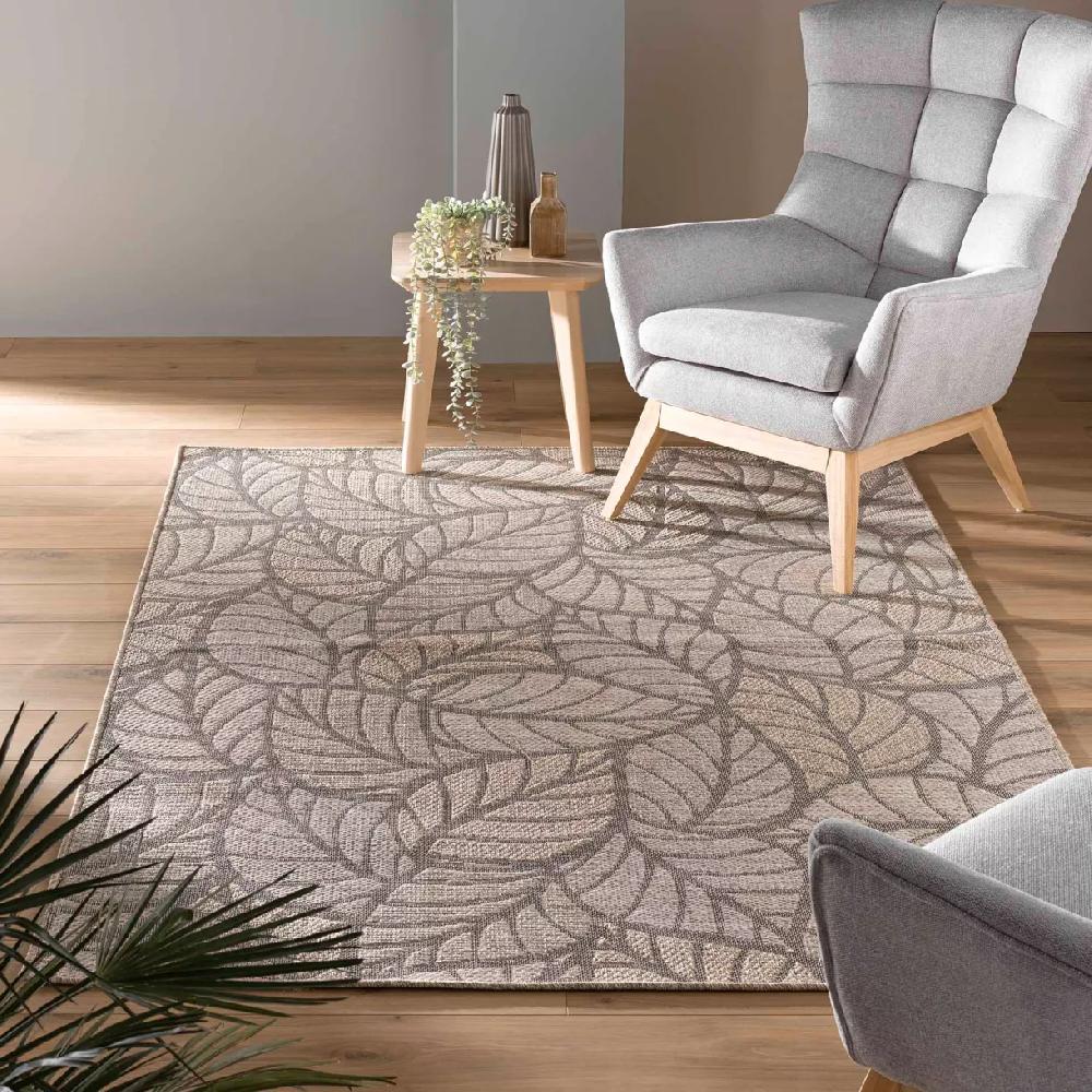 eminza Tapis de salon tissé (160 x 230 cm) Vitalis Beige