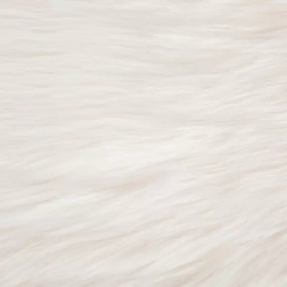 Eminza Tapis Fausse Fourrure (90 X 60 Cm) Fisher Blanc