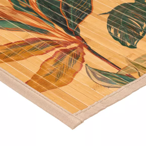 Eminza Tapis Lattes Bambou (50 X 80 Cm) Palawan Marron