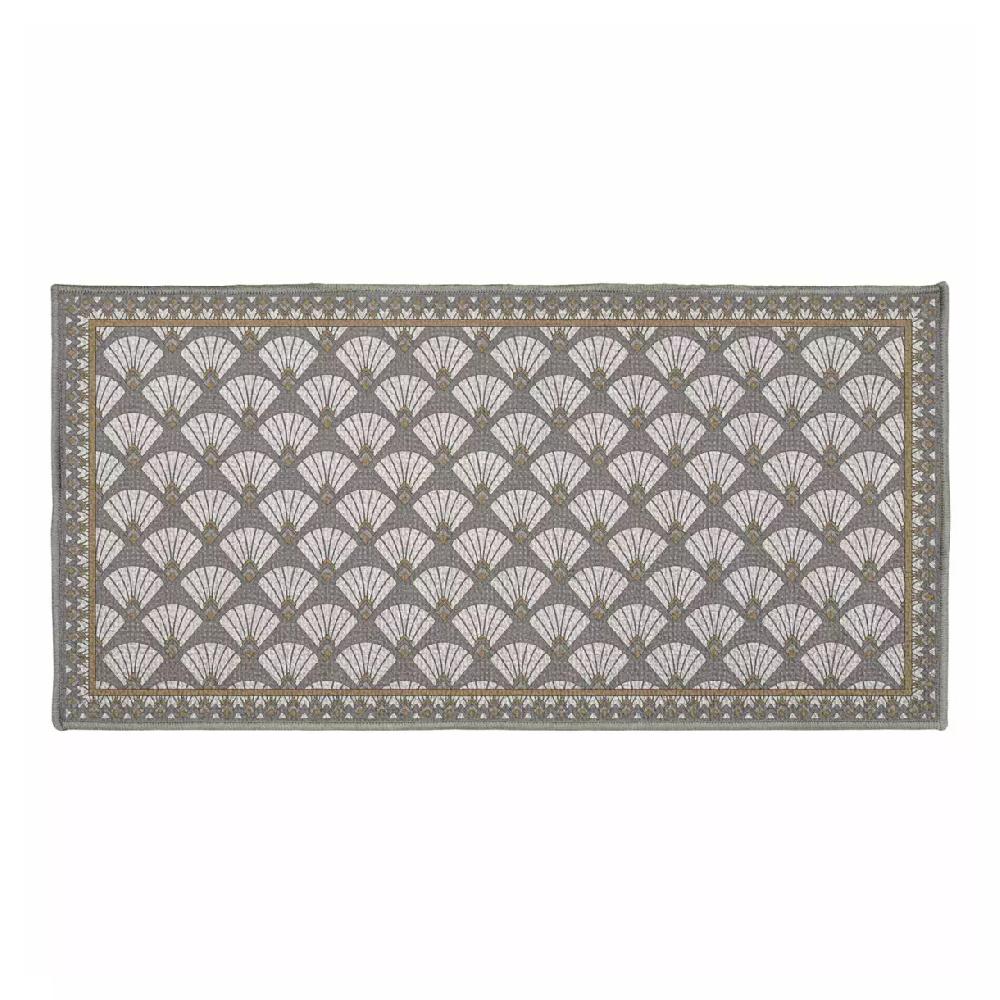 eminza Tapis multi-usage (50 x 120 cm) Art déco chic Gris