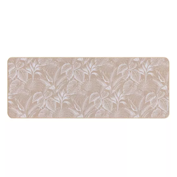 Eminza Tapis Tissé Antidérapant (45 X 120 Cm) Stylis Blanc