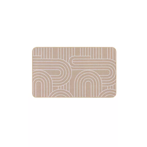 Eminza Tapis Tissé Antidérapant (45 X 75 Cm) Modul Blanc
