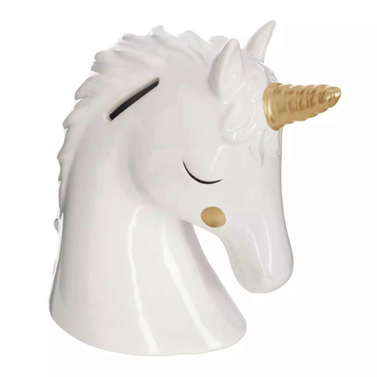 eminza Tirelire enfant (H15.5 cm) Licorne Multicolore