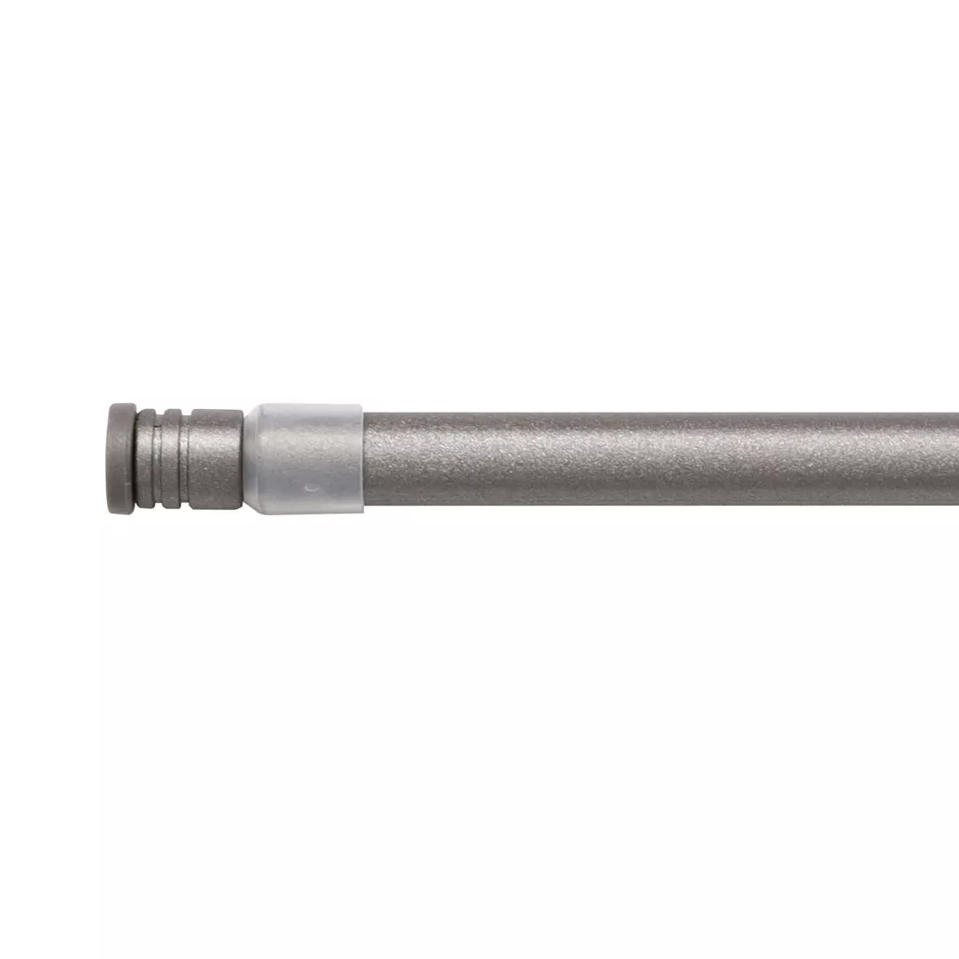 eminza Tringle autobloquante extensible ronde (L60 - 80 cm / D10 mm) Pia Gris béton