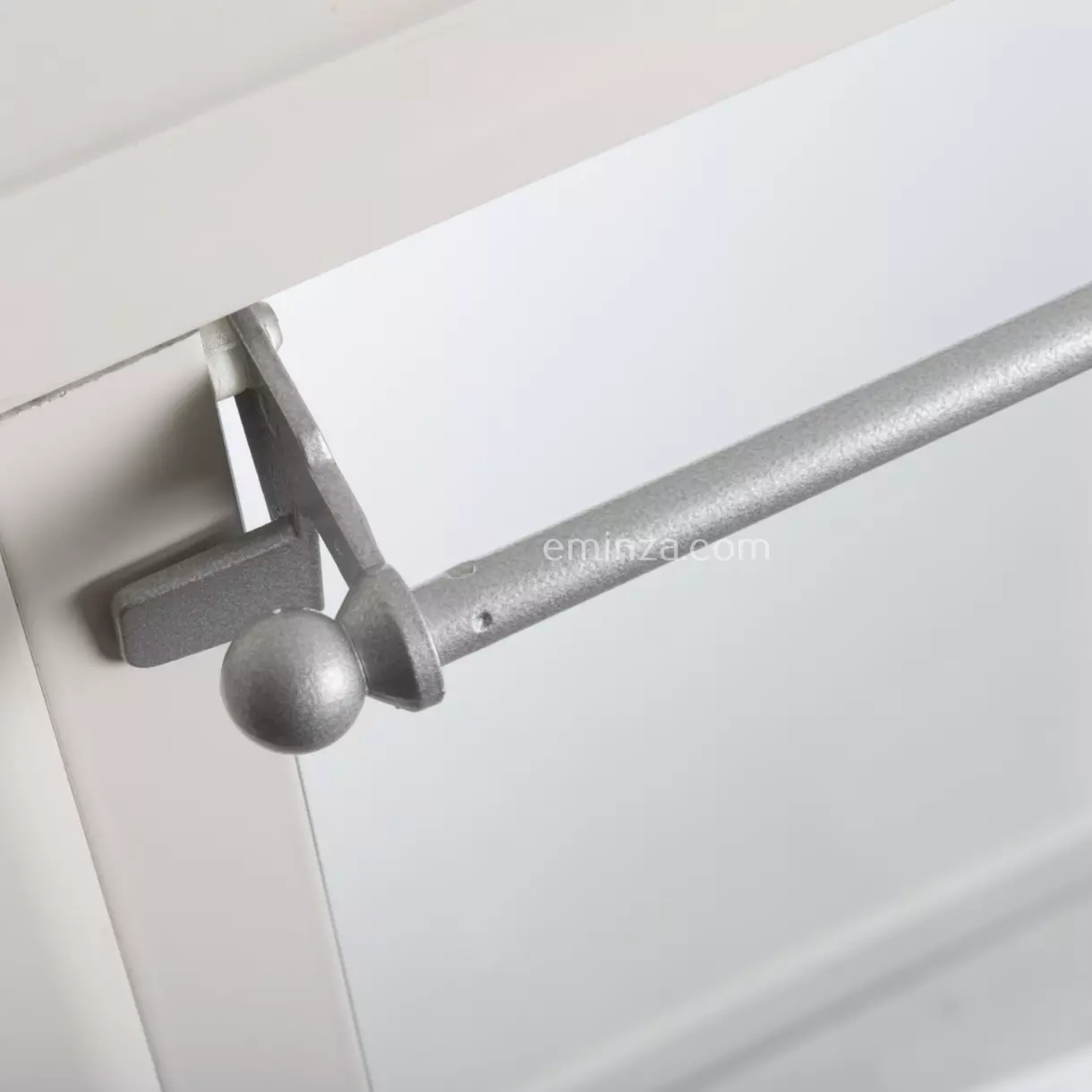 eminza Tringle extensible Fix'vit (30 à 50 cm) Argent