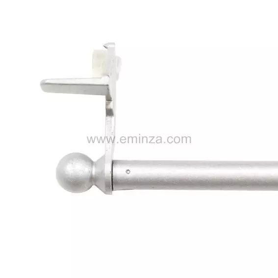 Eminza Tringle Extensible Fix'vit (50 à 80 Cm) Argent