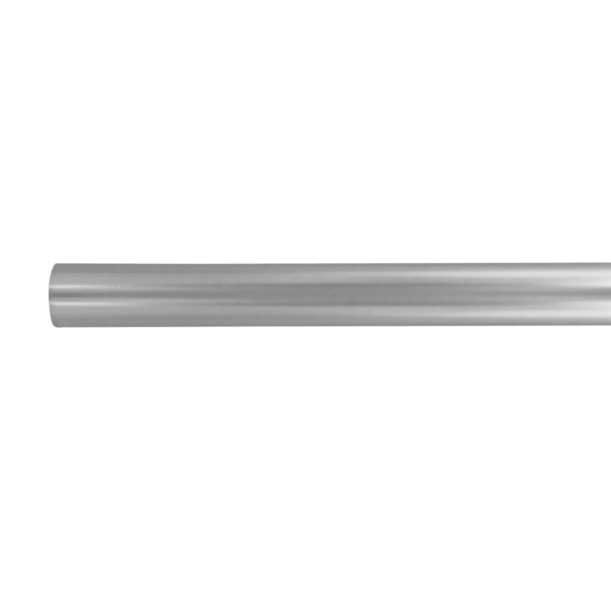 eminza Tringle rideau métal (L250 cm / D28 mm) Lino Argent Mat