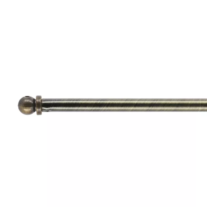 eminza Tringle voilage extensible ronde (L40 - 60 cm /D7 mm) Pietro Bronze