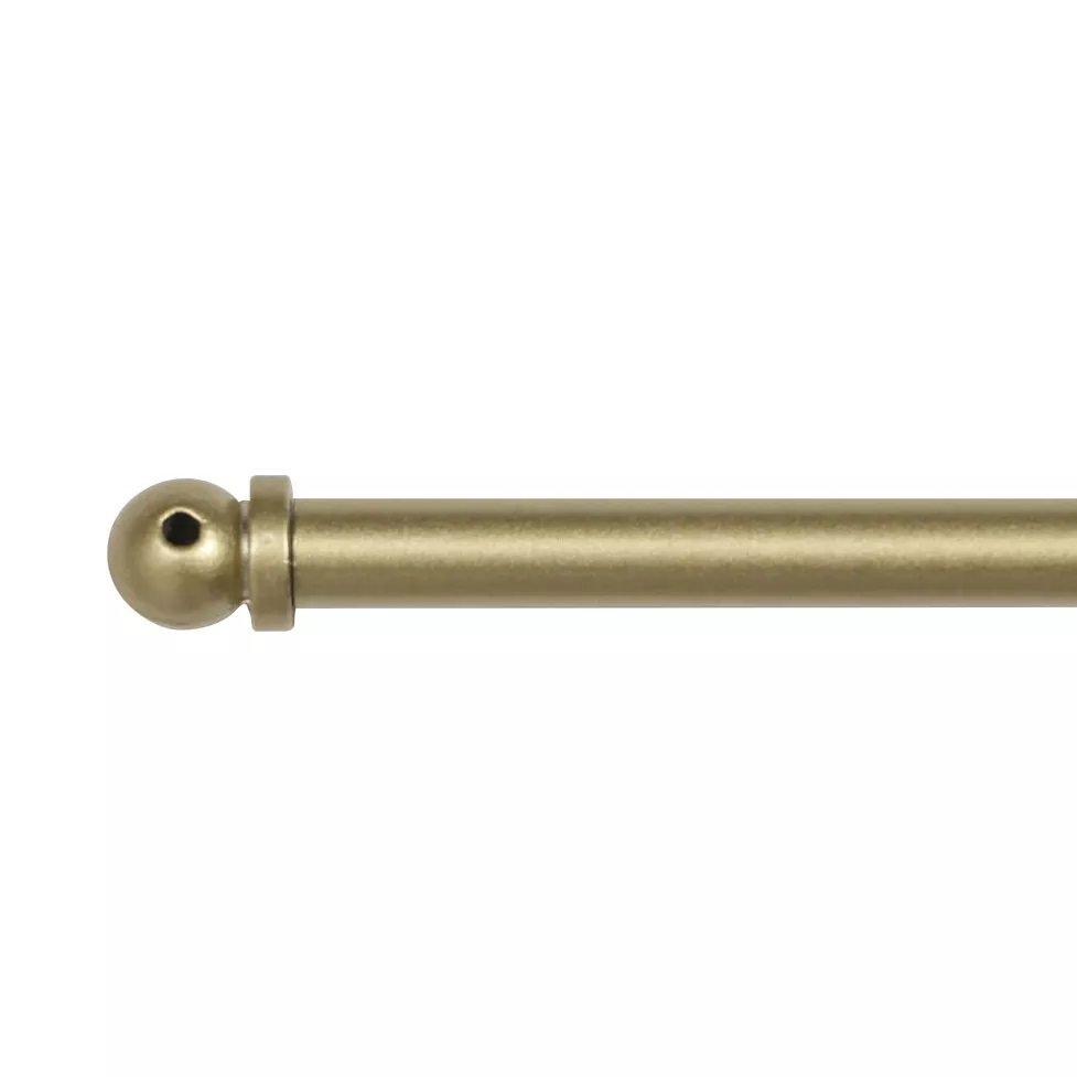 eminza Tringle voilage extensible ronde (L60 - 80 cm /D7 mm) Pietro Or