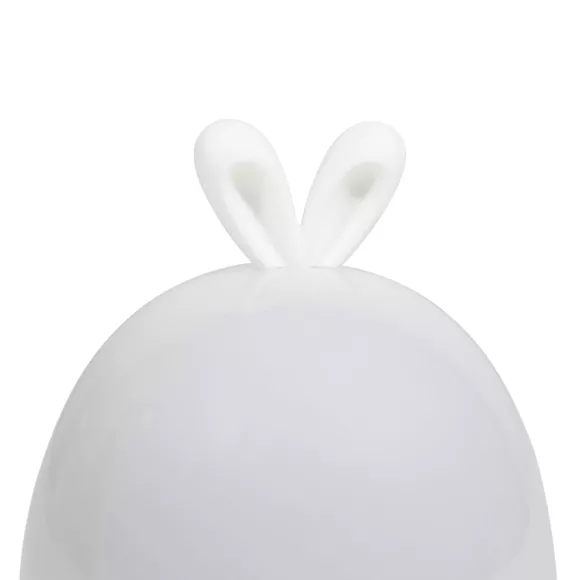 Eminza Veilleuse Enfant Piles Ou Usb (12 X 15 7 Cm) Lapin Blanche