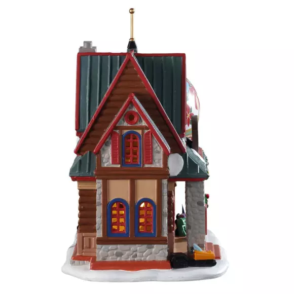 Eminza Village De Noël Lemax à Piles Lumineux Balade En Montgolfière