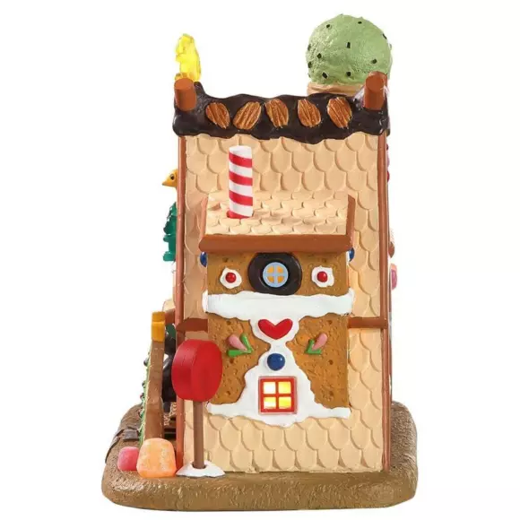 Eminza Village De Noël Lemax à Piles Lumineux Confiserie