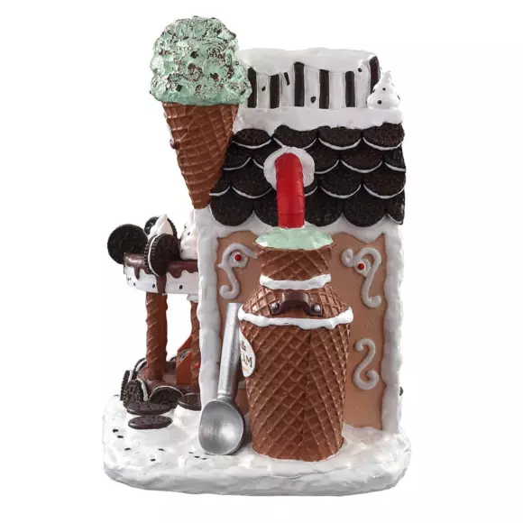 Eminza Village De Noël Lemax à Piles Lumineux Glacier Cookies N' Cream