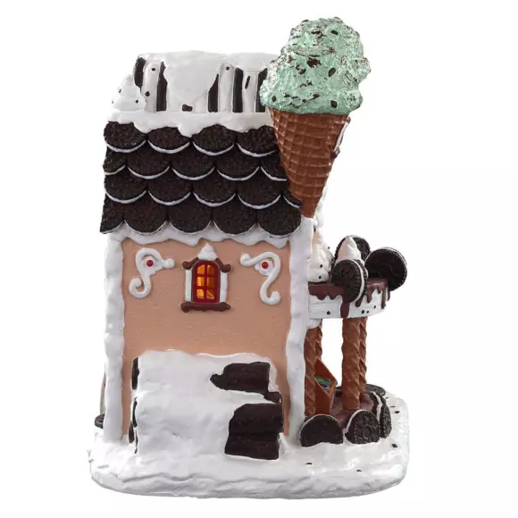 Eminza Village De Noël Lemax à Piles Lumineux Glacier Cookies N' Cream