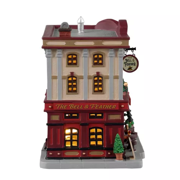 Eminza Village De Noël Lemax à Piles Lumineux La Cloche Et La Plume