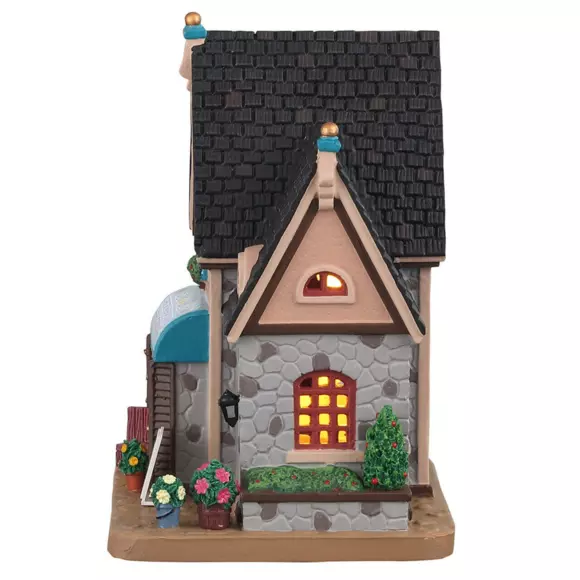 Eminza Village De Noël Lemax à Piles Lumineux Le Fleuriste Enchanté