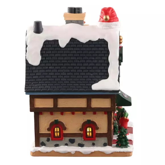 Eminza Village De Noël Lemax à Piles Lumineux Pépinière Du Pôle Nord