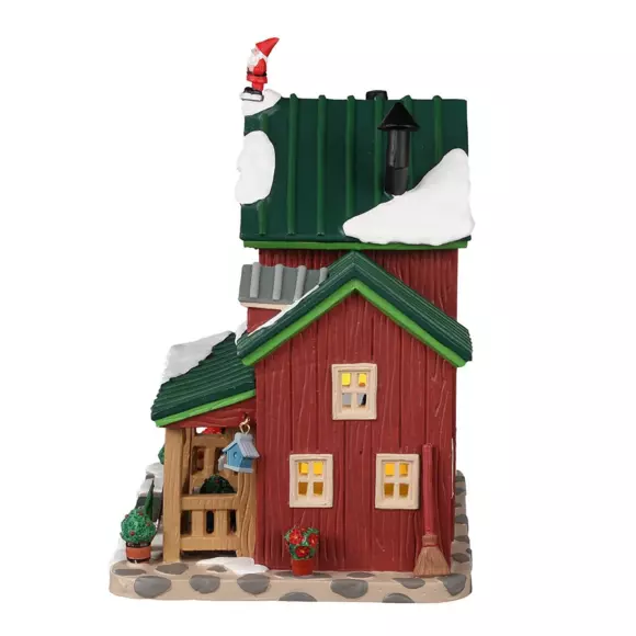 Eminza Village De Noël Lemax à Piles Lumineux Pépinière D'Aspen Ridge