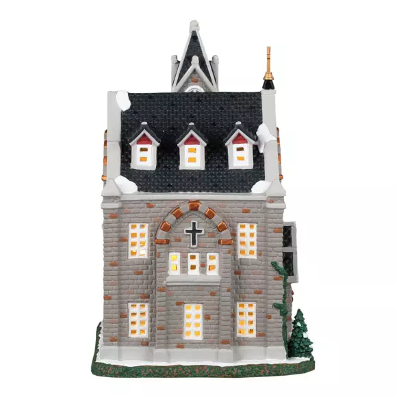 Eminza Village De Noël Lemax Lumineux Eglise St Luke