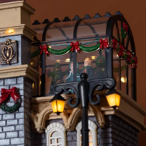 Eminza Village De Noël Lumineux Et Musical Gare De Train