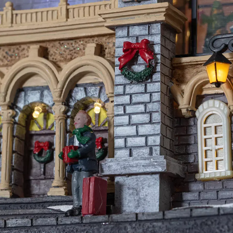 Eminza Village De Noël Lumineux Et Musical Gare De Train