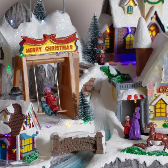 Eminza Village De Noël Lumineux Et Musical Nuit De Noël