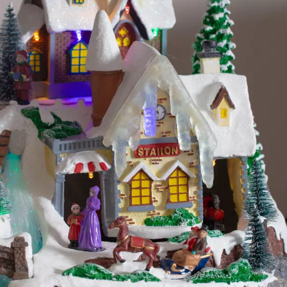 Eminza Village De Noël Lumineux Et Musical Nuit De Noël