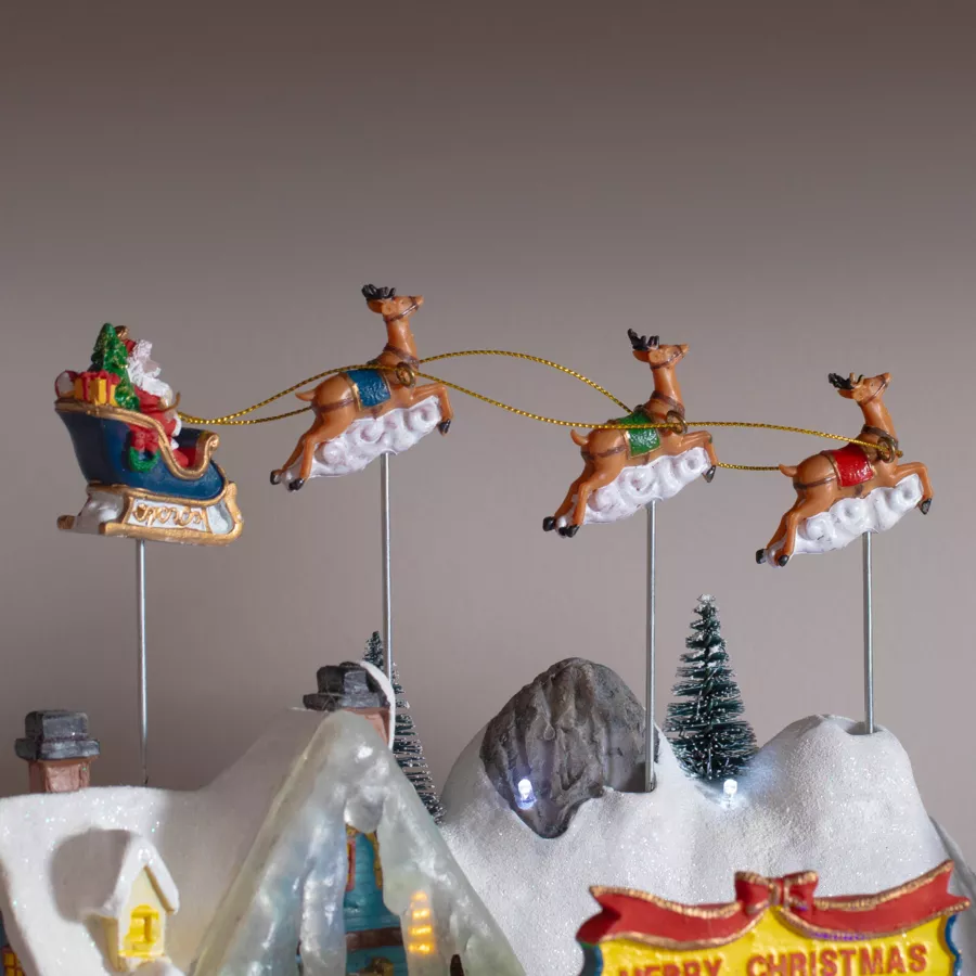 Eminza Village De Noël Lumineux Et Musical Nuit De Noël