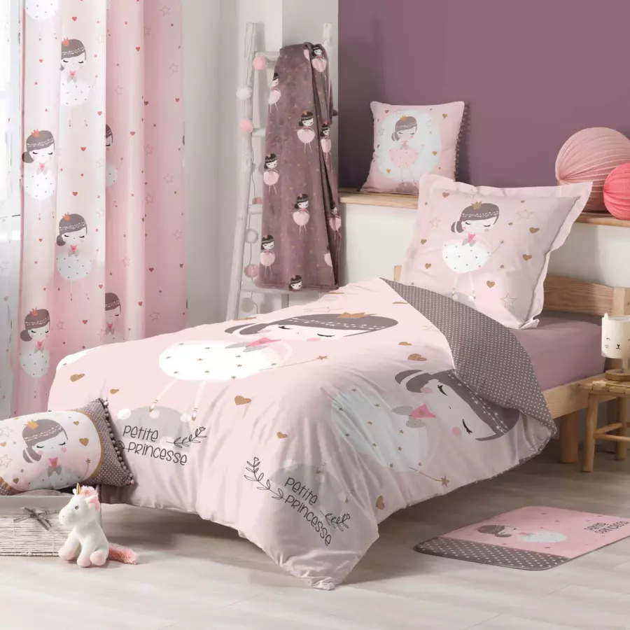Eminza Voilage Enfant (140 X 240 Cm) Petite Princesse Blanc