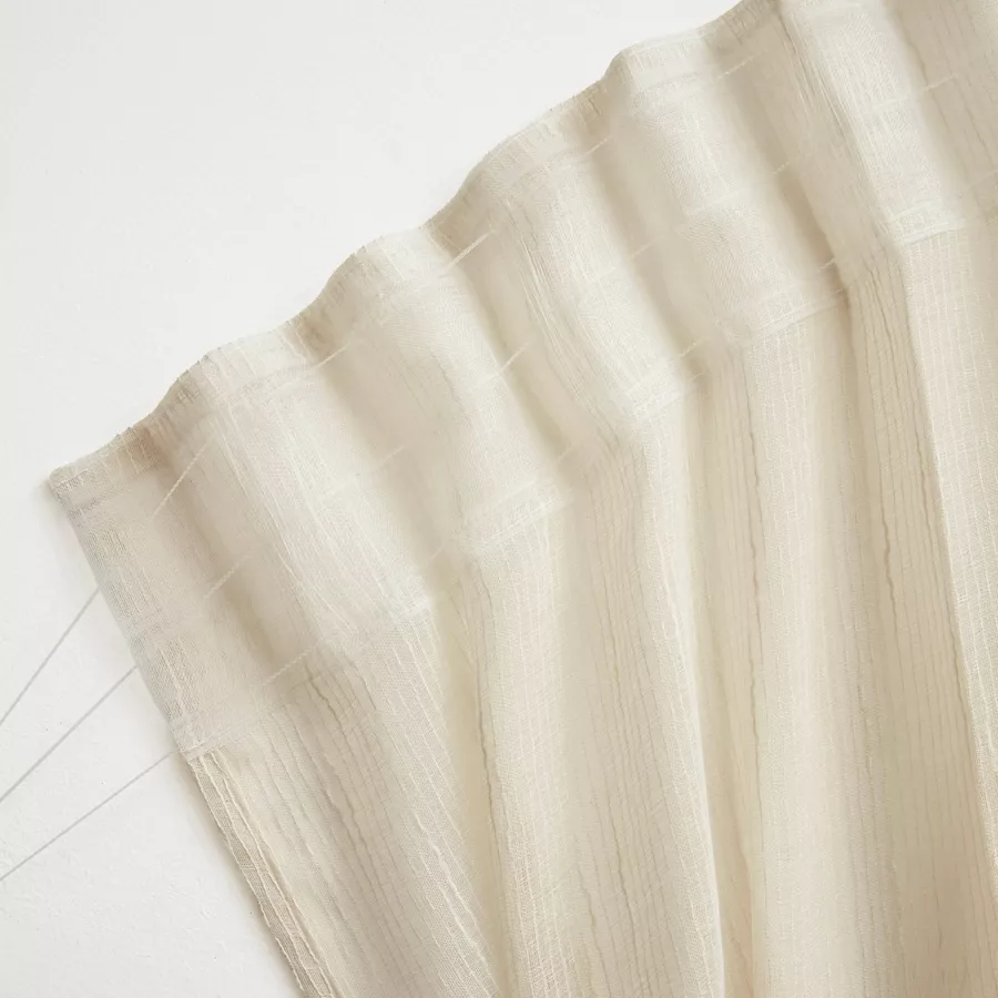 Eminza Voilage Galon Fronceur (140 X 240 Cm) Raphaël Beige