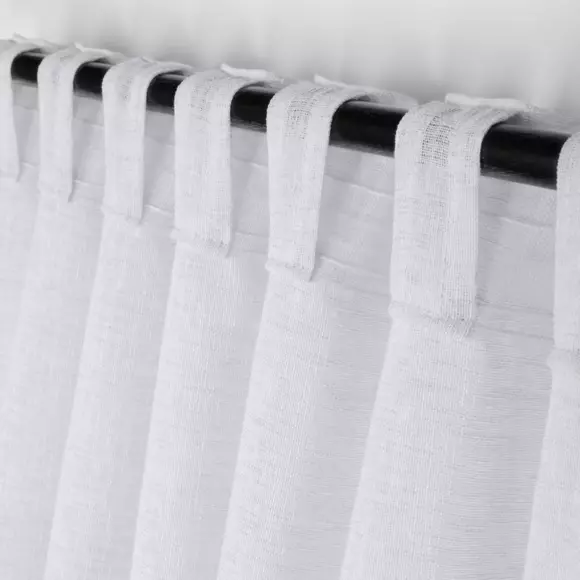 Eminza Voilage Galon Fronceur (140 X 260 Cm) Madrid Blanc