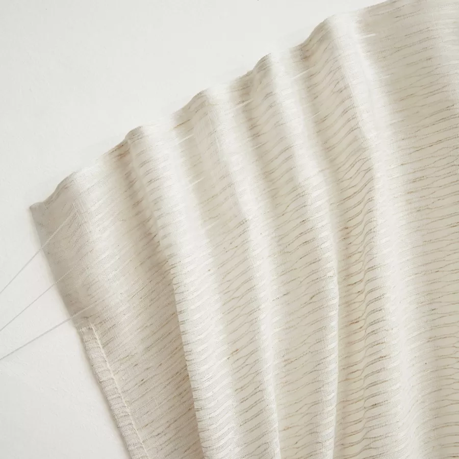 Eminza Voilage Galon Fronceur (280 X 240 Cm) Maël Beige