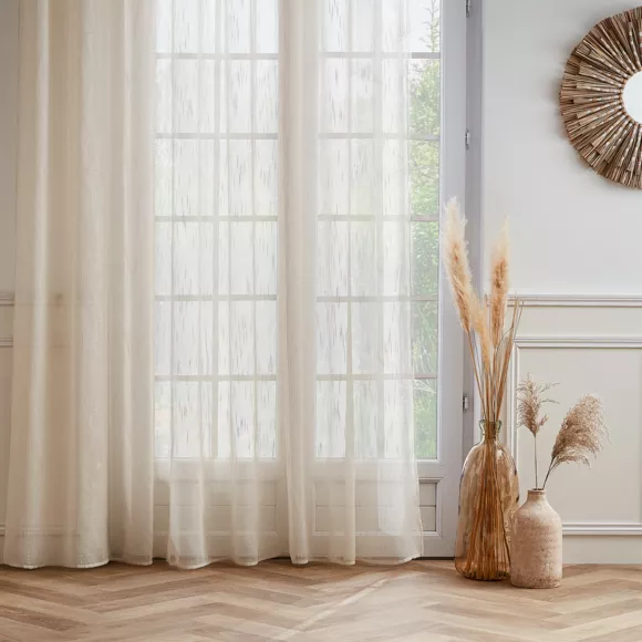 Eminza Voilage Galon Fronceur (280 X 240 Cm) Raphaël Beige