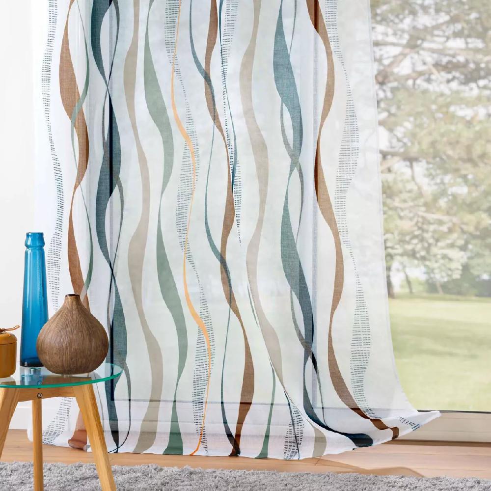 eminza Voilage œillets (140 x 240 cm) Lisana Multicolore