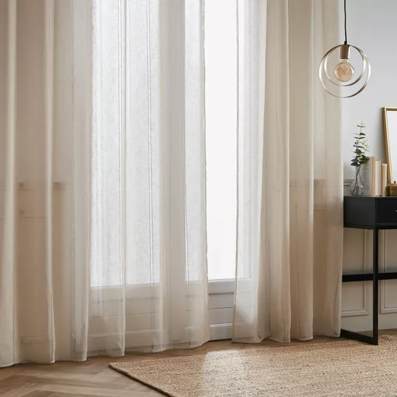 Eminza Voilage œillets (180 X 240 Cm) Léontine Beige