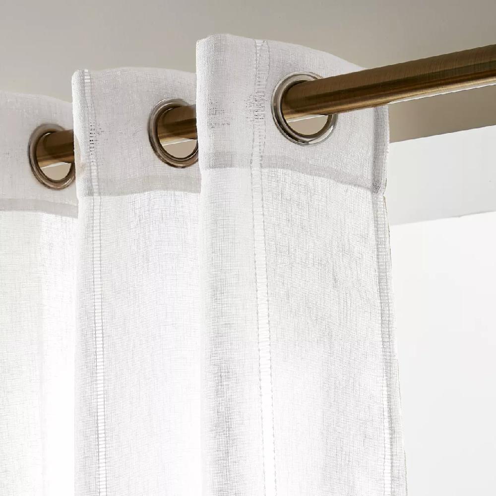 eminza Voilage œillets (280 x 240 cm) Léontine Blanc