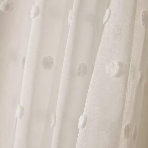 Eminza Voilage Oeillets Pompons (280 X 240 Cm) Emie Beige