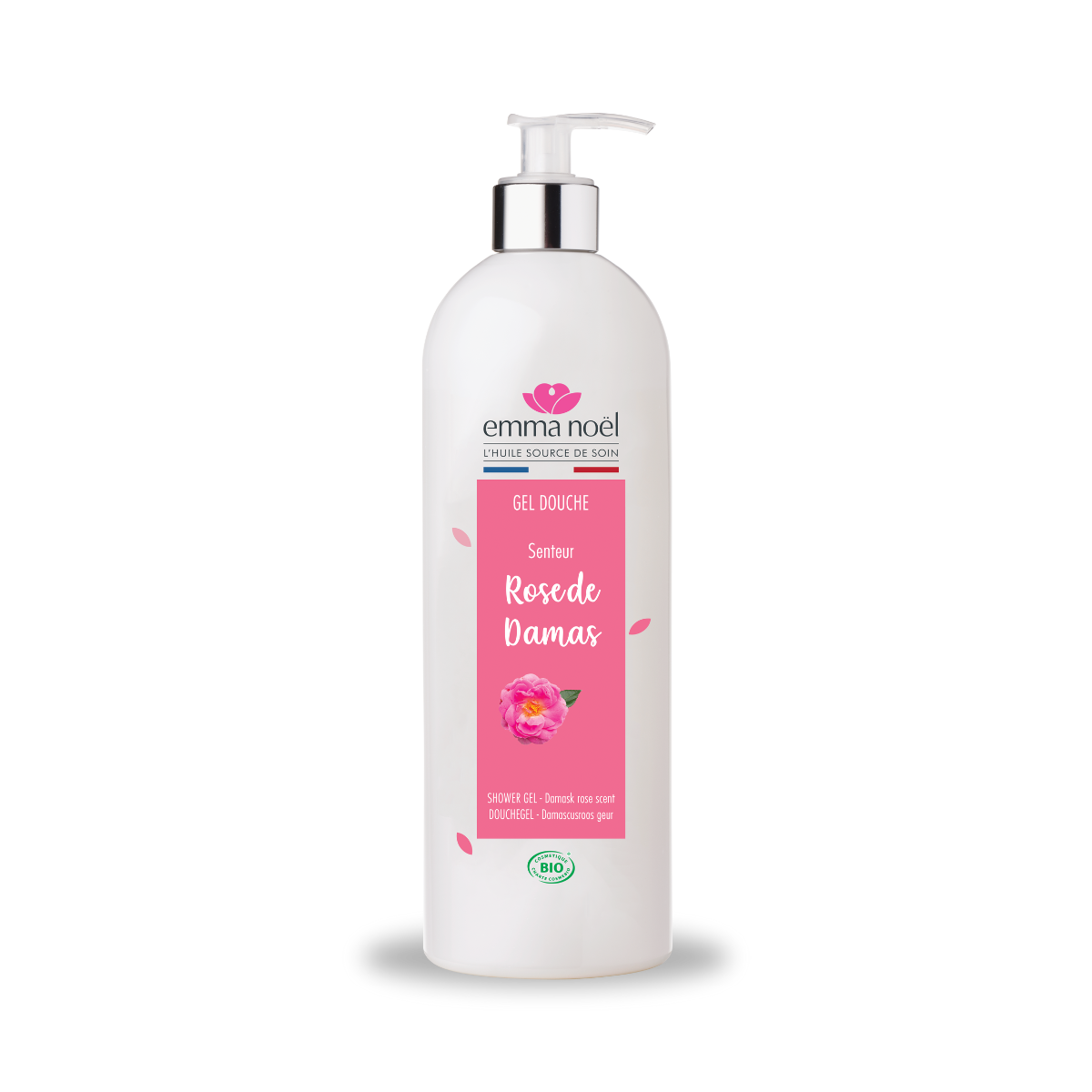 emma noël Gel douche à la rose de damas