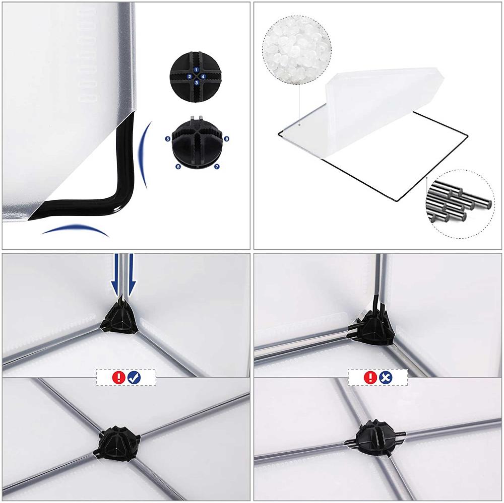 Emob 10 Gleuf Modulaire DIY Plastic Shoe Rack In Elkaar Grijpende Witte Opslag Plank Eenheid