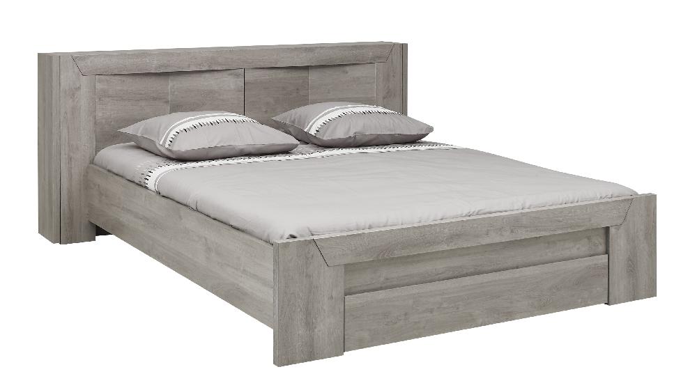 Emob Achterbouw Voor Bed Hayden 140x190/200 - Lichtgrijze Eik