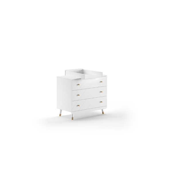 emob Babykamerset Billy - Commode & verversplank - MDF/wit