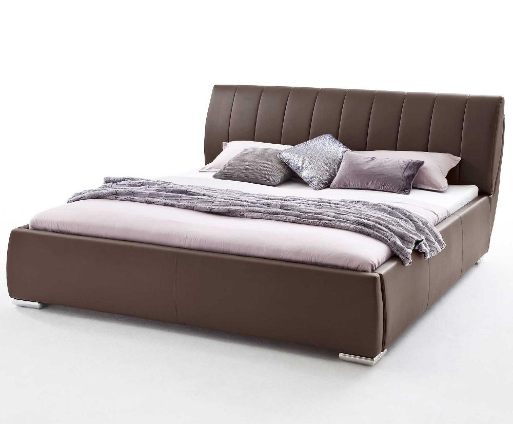 Emob Bed Met Opbergruimte Davos 200x200 Kingsize - Bruin